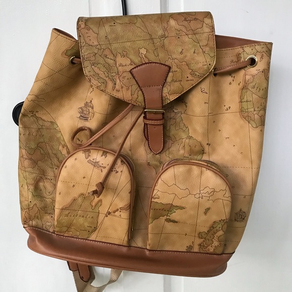 Urban Outfitters Handbags - Map of the World Backpack